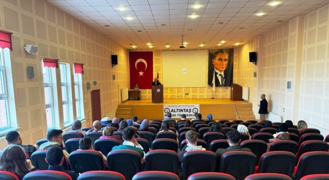 Altıntaş MYOda “Peygamberimiz, İman ve İstikamet” konulu söyleşi