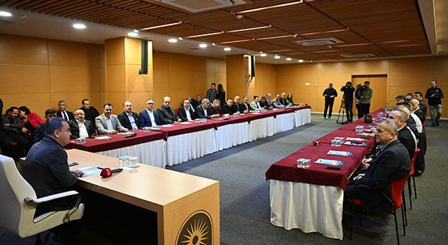 Antalya Büyükşehir Belediyesi yılın son koordinasyon toplantısını yaptı