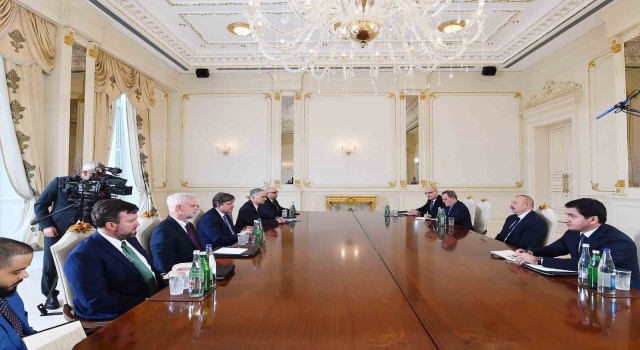 Azerbaycan Cumhurbaşkanı Aliyev, ABD Dışişleri Bakan Yardımcısı O'Brien'ı kabul etti
