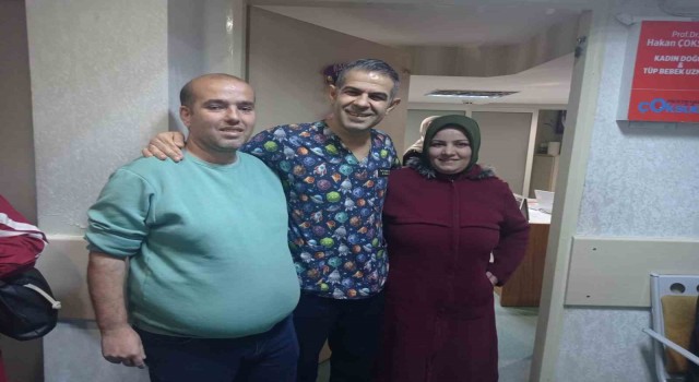 Azosperm ve mikrotese tedavisi gören kadın, ikiz gebelik heyecanı yaşıyor
