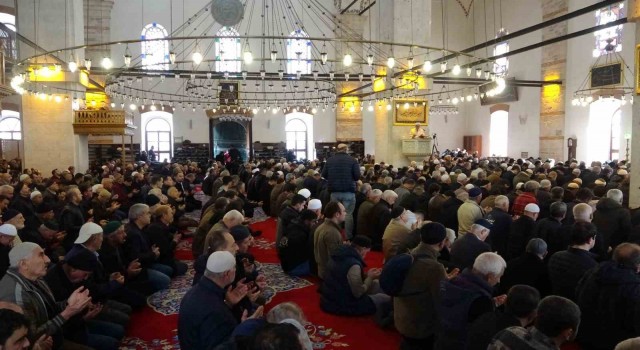Balıkesirde Filistinli vatandaşlar için dua edildi