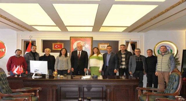 Başkan Bakkalcıoğlu, Birleşik Emekliler Sendikası yeni yönetimi ile bir araya geldi