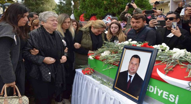 Çine Belediye Başkanı Enver Dinçer, son yolculuğuna uğurlandı