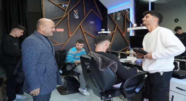 Başkan Metin Oraldan esnaf ziyareti