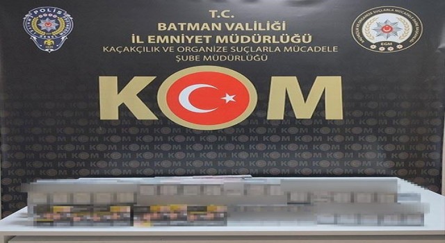 Batmanda kaçakçılık operasyonu: 9 gözaltı
