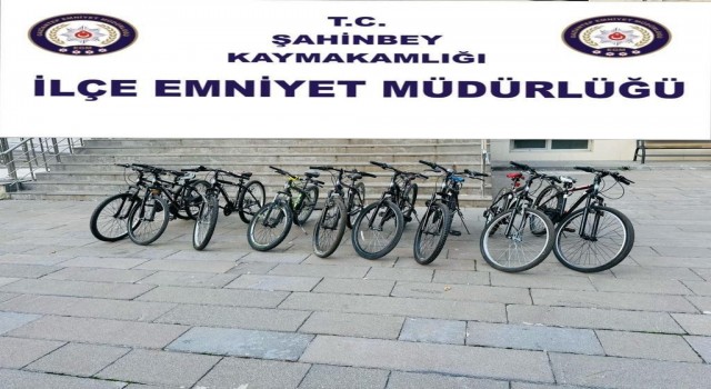 Gaziantep’te Bisiklet hırsızları polisten kaçamadı