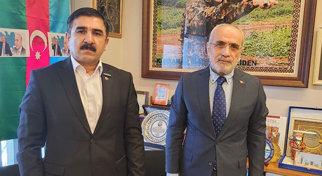 Cumhurbaşkanı Başdanışmanı Topçu, Azerbaycanın milli kahramanı Hüseyinli ile görüştü