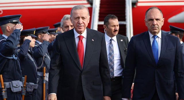 Cumhurbaşkanı Erdoğan, Yunanistan'da