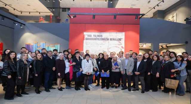DEÜden ‘100. Yılında Cumhuriyetimizin Renkleri sergisi