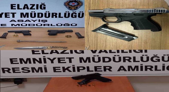 Elazığda aranan 9 şüpheli yakalandı