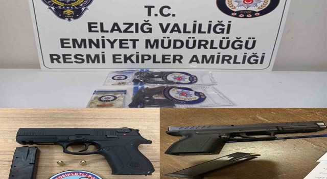 Elazığda asayiş uygulaması: 15 aranan şahıs yakalandı, 4 ruhsatsız silah ele geçirildi