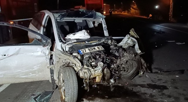 İslahiye'deki Feci kaza ağabey ile kardeşi ayırdı