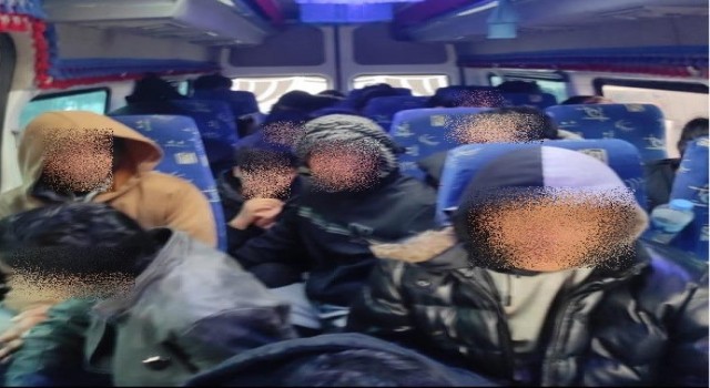 Gaziantepte 26 düzensiz göçmen yakalandı
