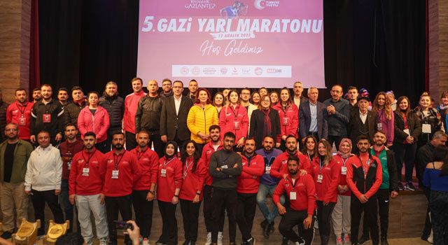 Gaziantep’te 5. Gazi Yarı Maratonu’nun ödülleri sahiplerini buldu
