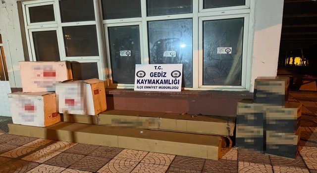 Gedizde hırsızlık zanlısı çaldığı eşyalarla birlikte yakalandı