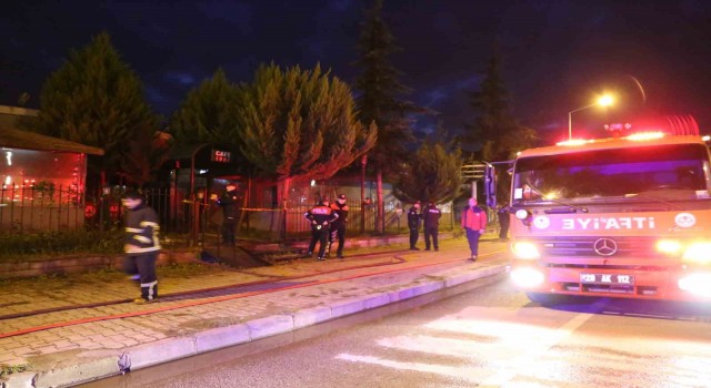 Giresun Üniversitesi sosyal tesislerinde yangın çıktı