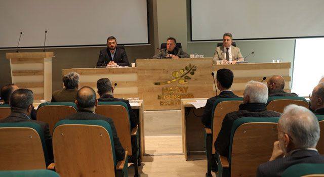 Hatay Büyükşehir Belediyesi Aralık Ayı Olağan Meclis Toplantısı Yapıldı
