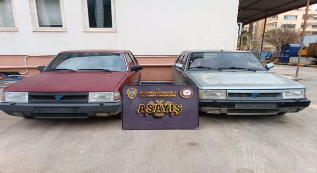 Hatayda çalıntı 2 araç bulundu, 4 kişi tutuklandı