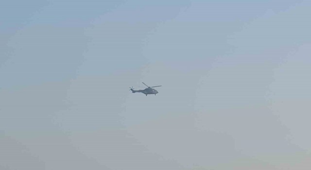 Hatayda sınırın sıfır noktasında askeri helikopter hareketliliği