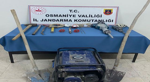 İzinsiz Kazı Yapan 8 Şüpheli Yakalandı