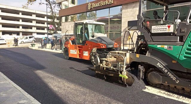 Kahramanmaraş'ta Asfalt Çalışmaları Devam Ediyor