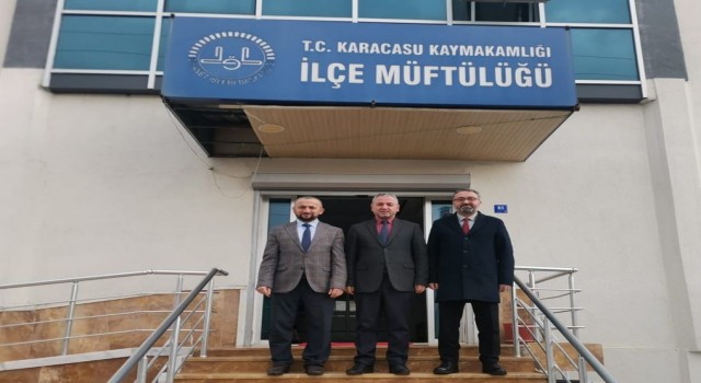 Karacasu İlçe Müftüsü Erdoğan, İl Müftüsü Güneşi ağırladı