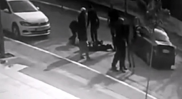 Karakol çıkışı ölümle sonuçlanan kavganın görüntüleri ortaya çıktı