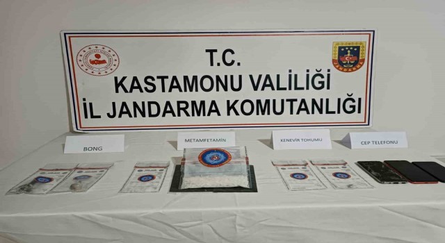 Kastamonuda uyuşturucu maddeyle yakalanan şahıs tutuklandı