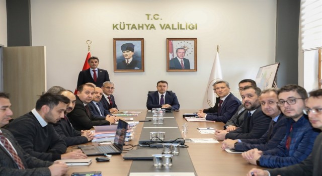 Kütahya Şehir Hastanesinin yol ve kavşak çalışmaları değerlendirildi