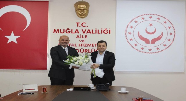 Muğla Aile ve Sosyal Hizmetler Müdürlüğünde bayrak değişimi yapıldı