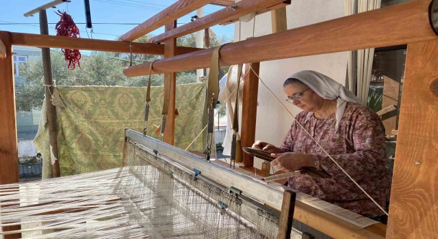 Muğlanın geleneksel dokumaları yaşatılıyor