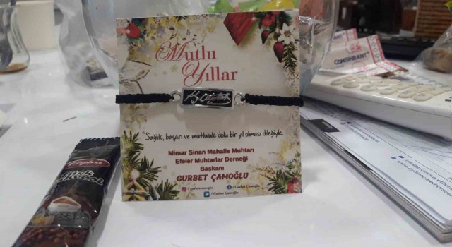 Muhtar Çamoğlundan anlamlı yeni yıl hediyesi