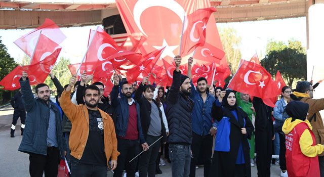 OKÜ Öğrencileri Şehitler İçin Yürüdü