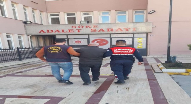On iki ayrı suçtan aranan şüpheli Sökede yakalandı