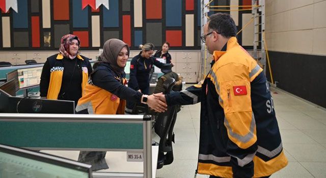 Osmaniye İl Sağlık Müdürü Kara, 112 Çağrı Merkezini Ziyaret Etti