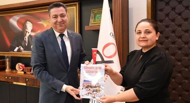 Osmaniye Şehir Coğrafyası Çalışması Rektör Uzun'a Sunuldu