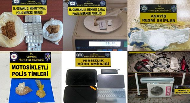 Osmaniye'de 170 Kişi Yakalandı, 21'i Tutuklandı