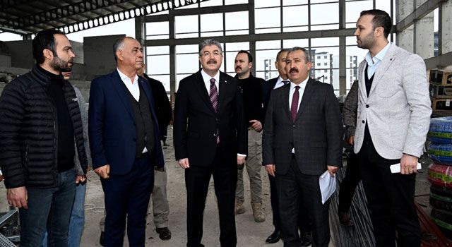 Osmaniye'de Devlet Bahçeli Fen Lisesi İnşaatı Hızla İlerliyor