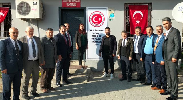 Osmaniye'de mahalle muhtarları dernek kurdu