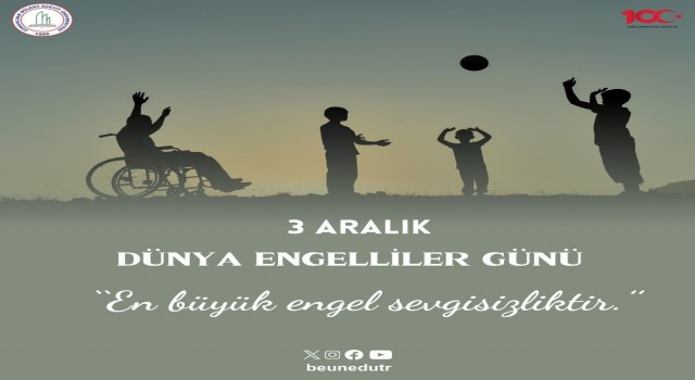 Rektör Özölçerden 3 Aralık Dünya Engelliler Günü Mesajı