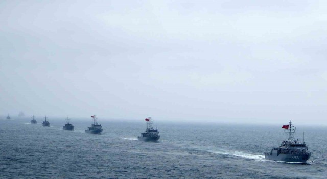 Çanakkale Saros'ta nefes kesen tatbikat