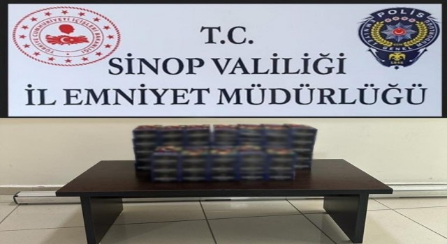 Sinopta 10 bin makaron ele geçirildi: 1 gözaltı