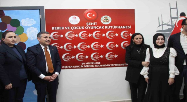 Şırnakta şehit bebekler adına oyuncak ve kütüphane açıldı