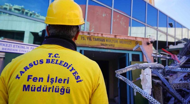 Tarsusta 75. Yıl Kültür Merkezi yenileniyor