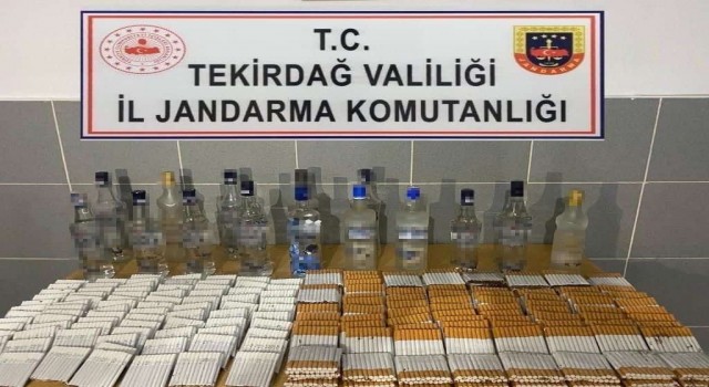 Tekirdağda 1 ton 200 litre sahte alkol ele geçirildi