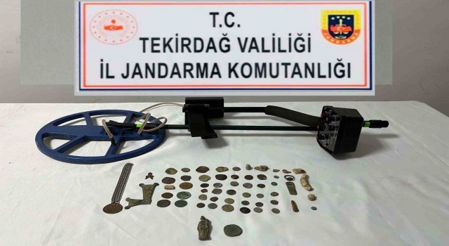 Tekirdağda tarihi eser operasyonu