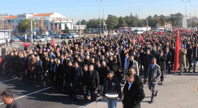 Ülkü Ocakları Sarıkamış şehitleri için yürüdü