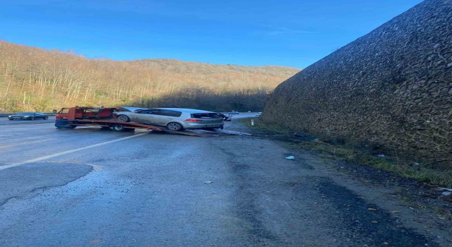 Zonguldakta trafik kazası: 2 yaralı