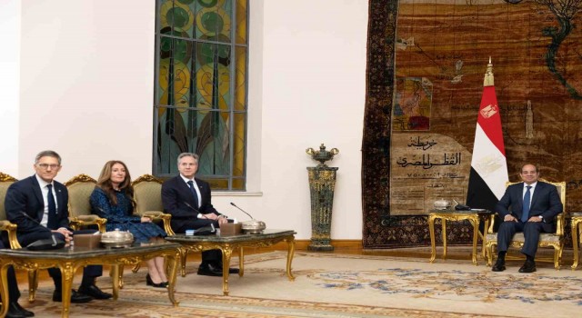 ABD Dışişleri Bakanı Antony Blinken, Mısır Cumhurbaşkanı es-Sisi ile görüştü