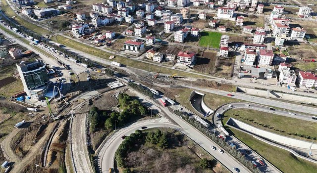 Anadolunun Karadenize bağlandığı kavşakta hummalı çalışma